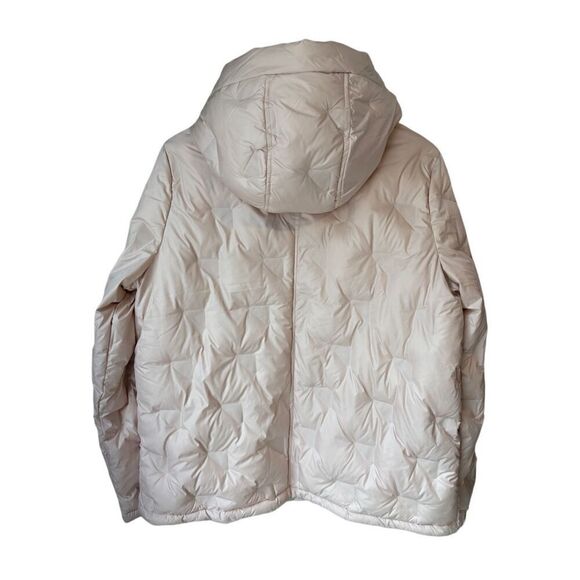 Sam Edelman Pink/Light Peach PRE-MOLD QUILTED SHORT JACKET - Picture 4 of 13